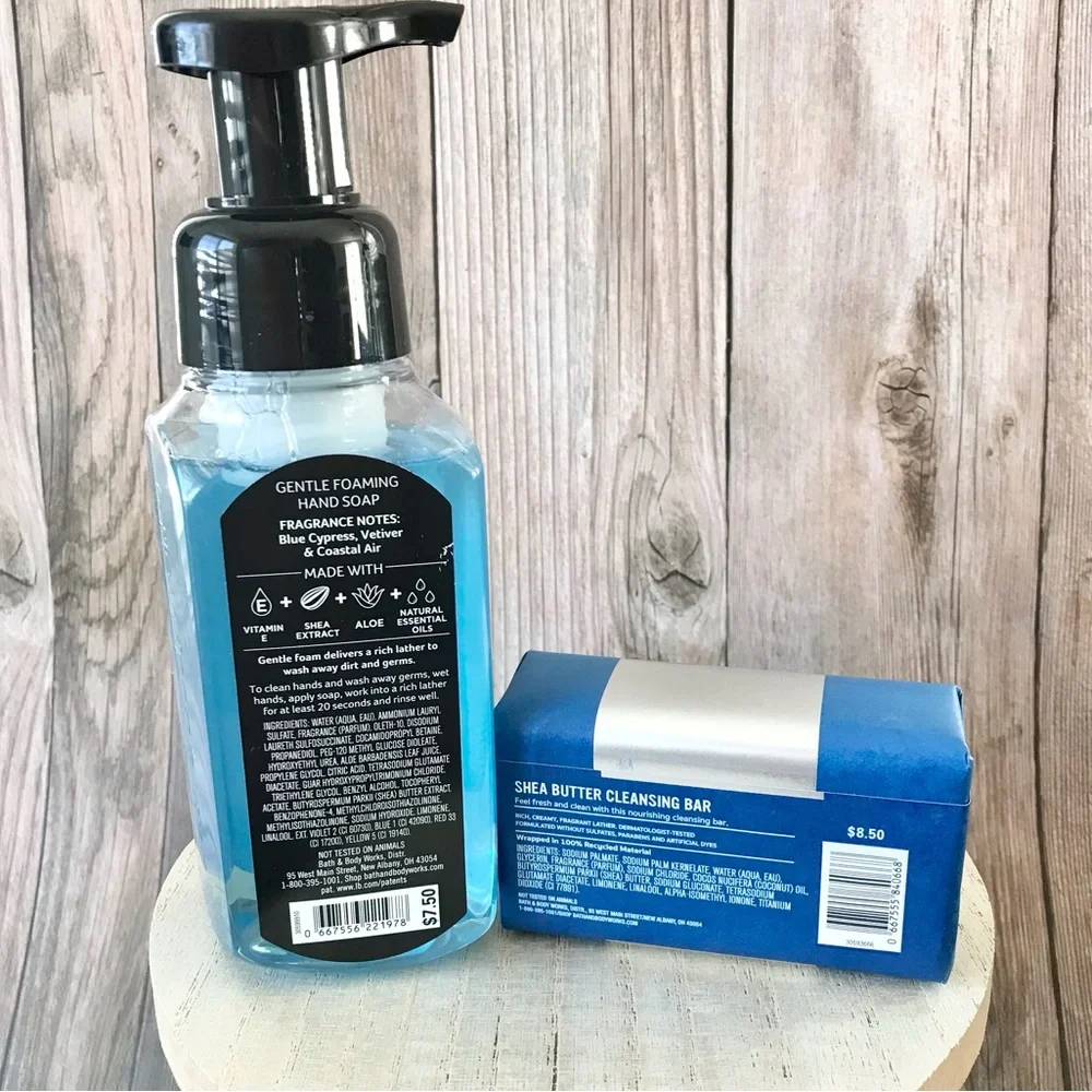 🆕(MEN) Ocean Foaming Hand Soap and Cleansing Bar